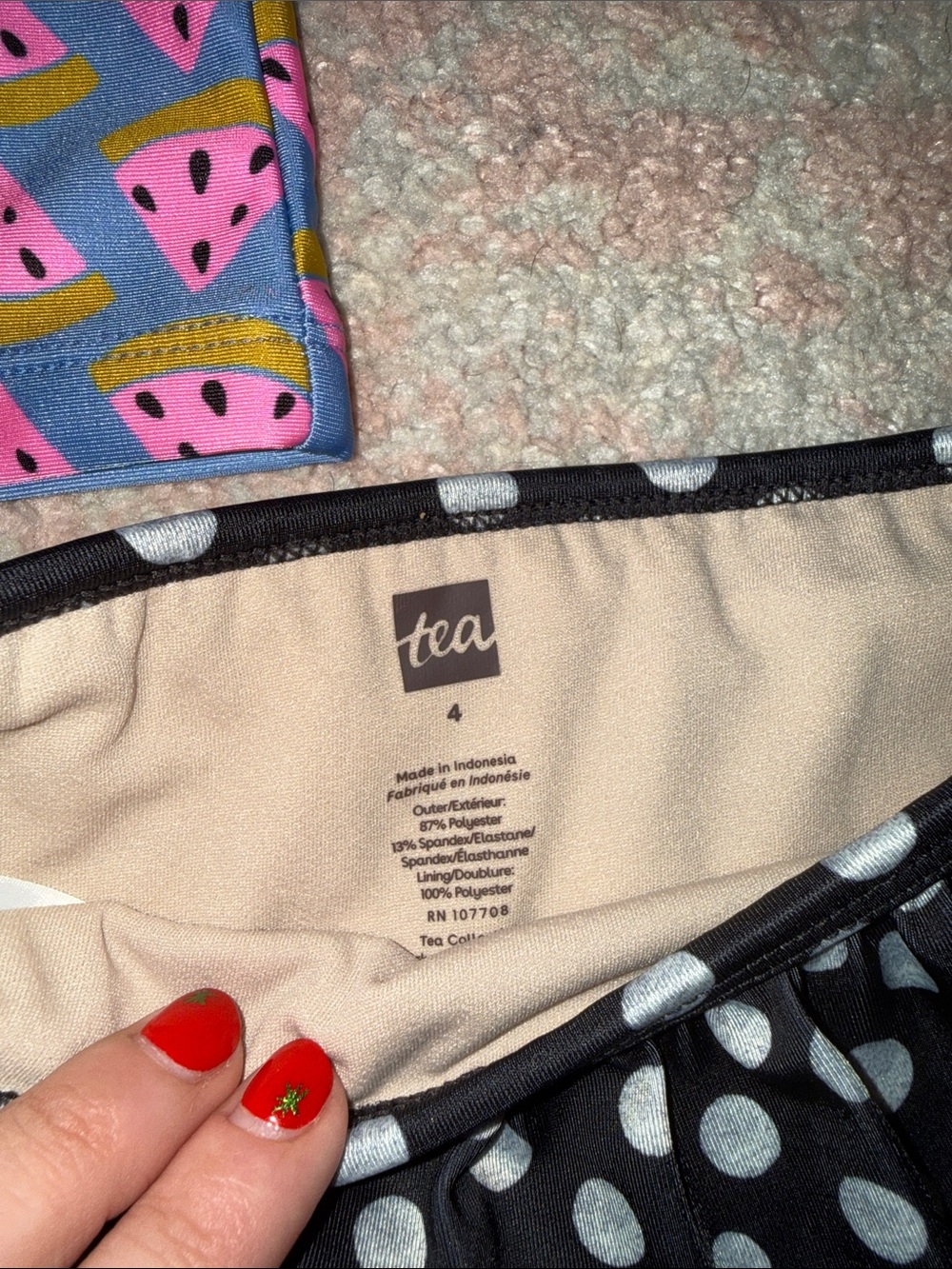 Tea Collection Tankini with 2 Bottoms - Size 4 NWOT - Picture 3 of 5